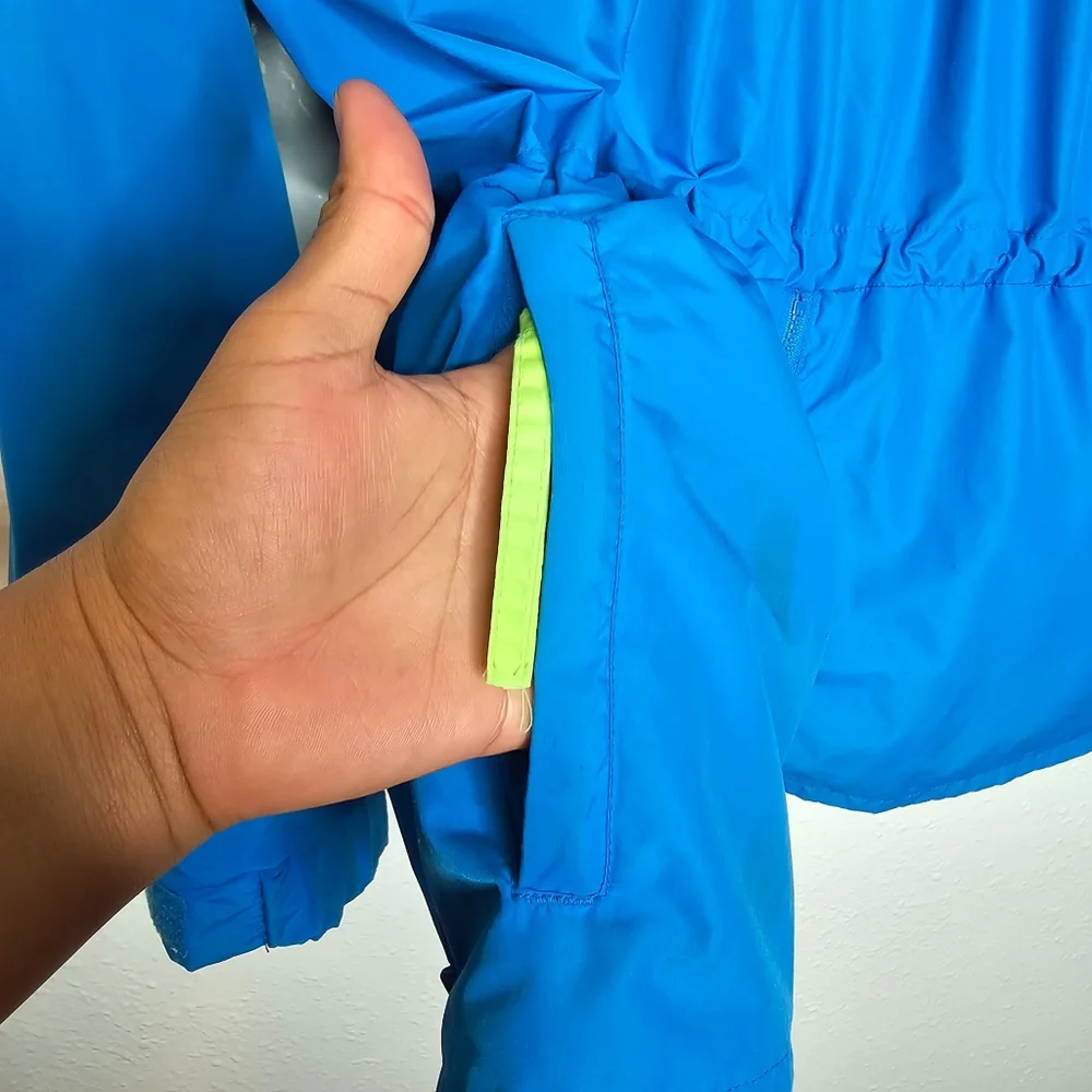 Vintage 90' Columbia Colorblock Neon Jacket Male's Size XL - Picture 12 of 13